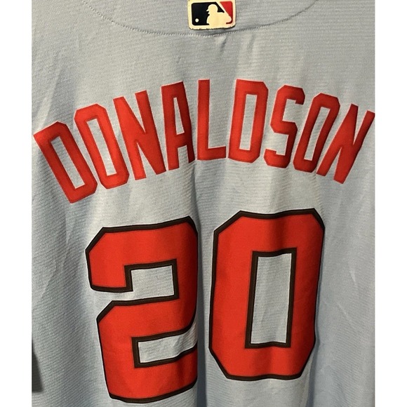 Minnesota Twins Josh Donaldson #20 Jersey Men's XL‎ Nike MLB Throwback Blue EUC! - Picture 13 of 14